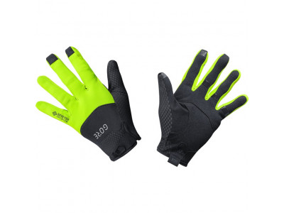 GORE C5 GTX Infinium Gloves čierne/neon žlté
