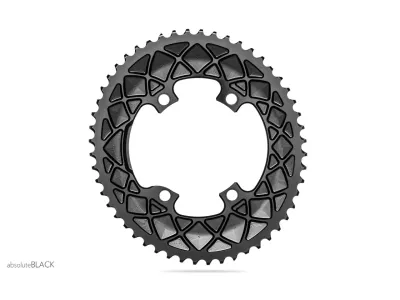 absoluteBLACK oval chainring, outer, 110 mm, Shimano