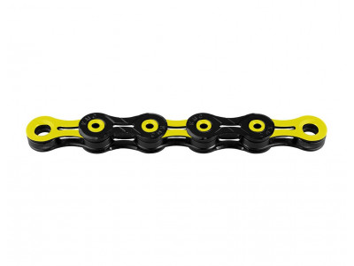 KMC X11 DLC black / yellow chain 118 links