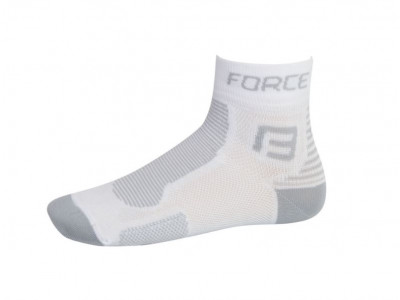 FORCE Socken weiß/grau