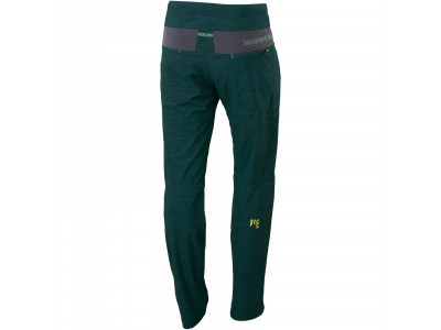 Pantaloni Karpos FUTURA albastru-verde/gri închis  