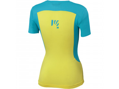 Karpos GIRALBA women&#39;s t-shirt yellow / turquoise