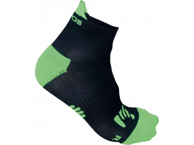 Karpos LAVAREDO ponožky, čierna/zelená fluo