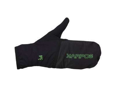 Karpos LAVAREDO rukavice, čierna/zelená fluo