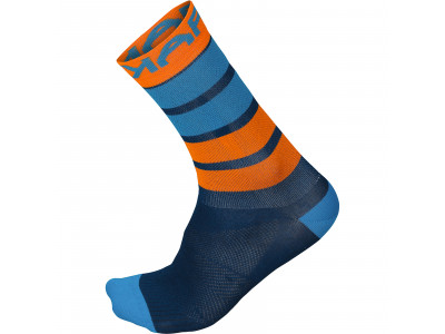 Karpos VERVE ponožky, modrá/oranžová