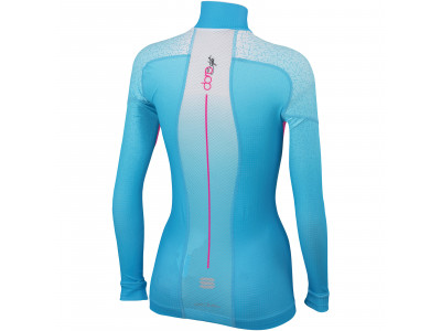 Sportful DORO Ciepła koszulka rowerowa damska w kolorze niebieskim
