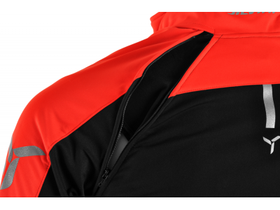 Jachetă softshell SILVINI Mutta pentru bărbați, negru-roșu