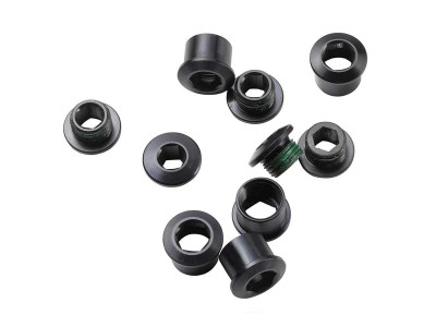 Sram screws + lockrings for steel / black EAGLE EMTB chainrings