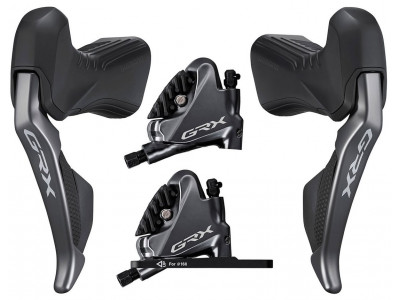 Shimano GRX Di2 ST-RX815 + BR-RX810 2x11 gear and brake levers and calipers