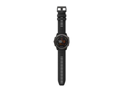 Garmin fénix 6X Pro Solar, Titanium Carbon Gray DLC, Black band sportovní hodinky