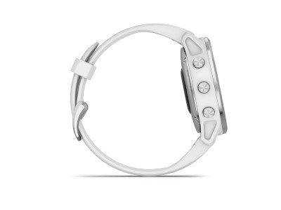 Garmin fénix 6S, Silver, White band sports watch