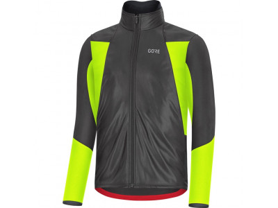 GOREWEAR C5 GTX Infinium Soft Lined Thermo Jacket čierny/neon žltý