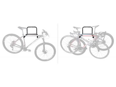 FORCE Fahrrad-Wandhalterung für Rahmenaufhängung, klappbar