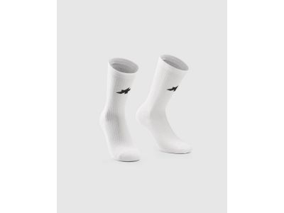 ASSOS Poker 3 ponožky, biela