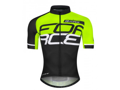 FORCE Fame koszulka rowerowa, fluorescencyjna/czarna