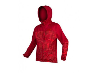 Endura Singletrack Waterproof bunda pánska červená