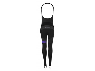 FORCE Brisk women's bib tights, without pad, black/red