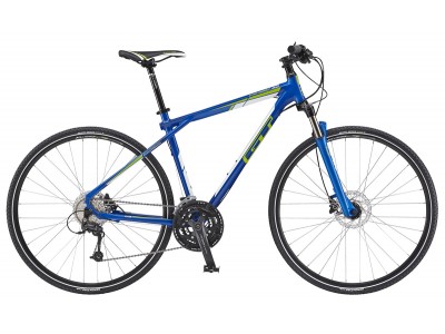 Bicicleta de trekking GT Transeo 2.0, model 2015 albastru