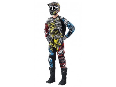 Koszulka rowerowa O&#39;NEAL Element Racewear Wild Multi