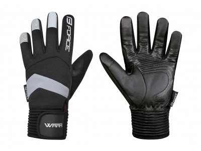 Force Warm winter gloves black
