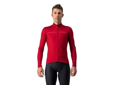 Castelli PRO THERMAL LS jersey, dark red
