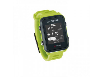Sigma iD.TRI Basic sportovní hodinky, neon green