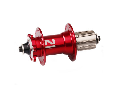 Novatec D032SB rear hub, 32 holes, red