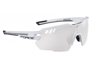 FORCE okuliare AMOLEDO, bielo-sivé, fotochromatické sklá  