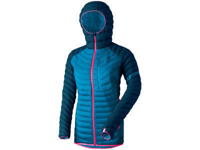 Dynafit Radical Down Woman Hooded Jacket Women&#39;s feather jacket with a blue hood