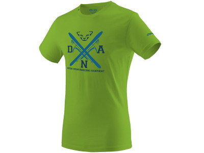 Dynafit Graphic Cotton Men T-shirt Lambo / Green pánské tričko zelené