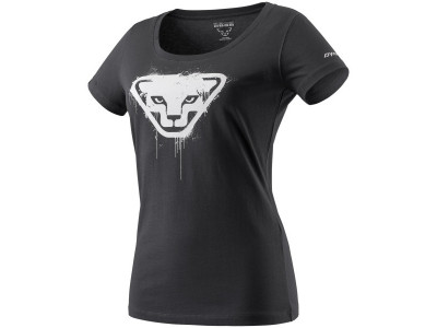 Damska koszulka Dynafit Graphic Cotton Asphalt1 T-shirt damski w kolorze czarnym