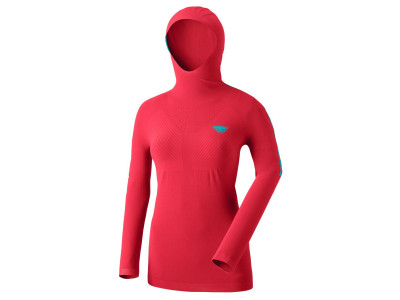 Damska funkcjonalna koszulka z długim rękawem Dynafit Elevation S-Tech Longsleeve W w kolorze czerwonym