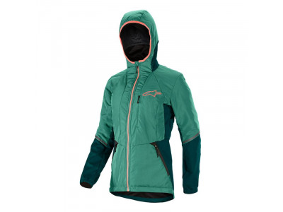 Alpinestars Stella Denali dámska bunda, emerald/coral