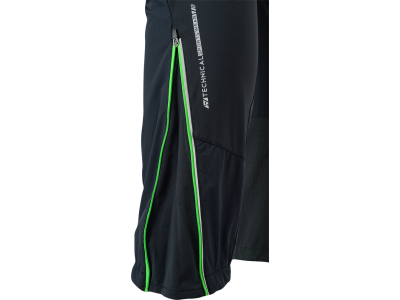 Męskie spodnie narciarskie SILVINI Soracte czarno-zielone