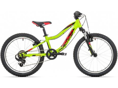 Rock Machine Bicycle STORM 20 VB size: 10 &quot;(XS), GLOSS RADIOACTIVE YELLOW / RED / BLACK