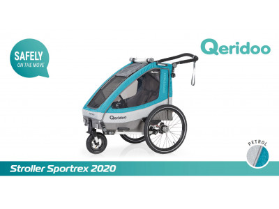 Qeridoo Sportrex1 trolley, Petrol Blue, model UNI