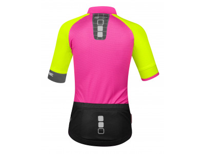 FORCE Kid Square children's jersey, fluo/pink