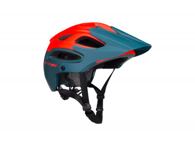 CTM Draax helmet, red/petrol