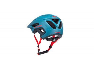 CTM Molab helmet, steel grey/red