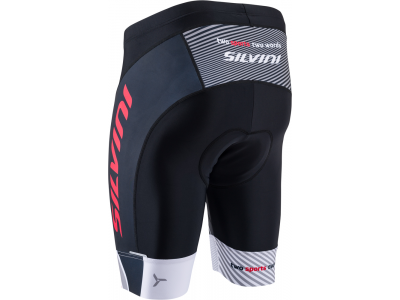 Shorts SILVINI Team, men&#39;s, with liner, black-red