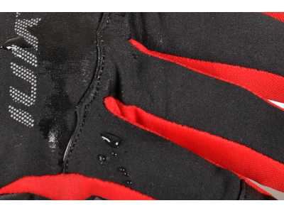 SILVINI Fusaro softshell gloves black / red