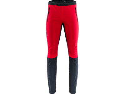 Pantaloni SILVINI Soracte, negru/roșu
