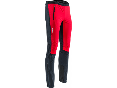Silvini pánské skialpové kalhoty Soracte černé/červené bez šlí