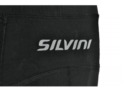 Męskie spodnie rowerowe SILVINI Sangrote czarne