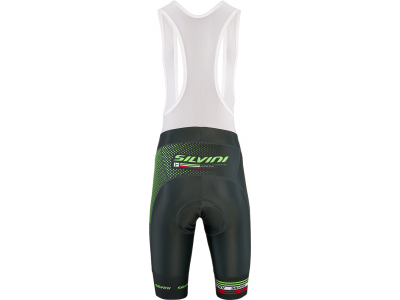 Damskie spodnie rowerowe SILVINI Team zielone
