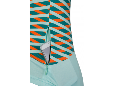 SILVINI women&#39;s cycling jersey Sabatini turquoise/orange