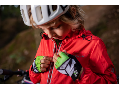 SILVINI detská cyklistická bunda Punta red/merlot