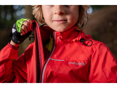 SILVINI children&#39;s cycling jacket Punta red/merlot