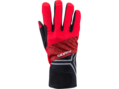 SILVINI Arno softshell gloves red/merlot