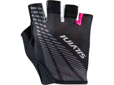 Silvini Team dámske rukavice black/pink